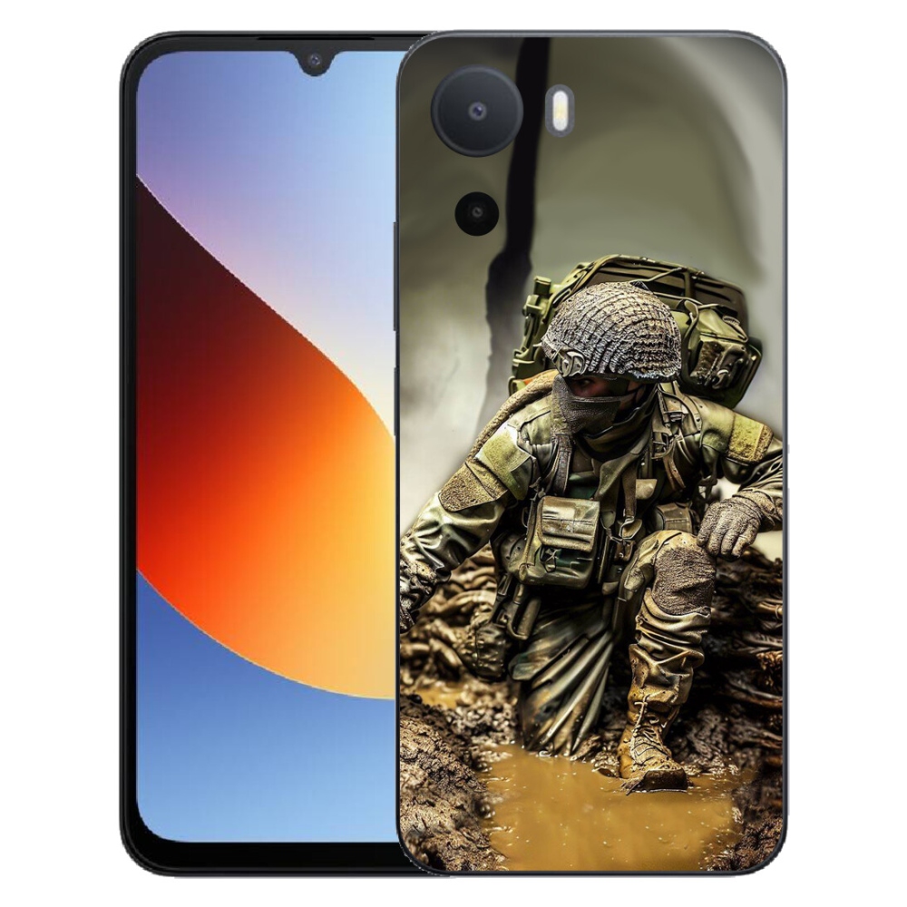 Gélový kryt mmCase na Xiaomi Redmi A7 Pro - vojak