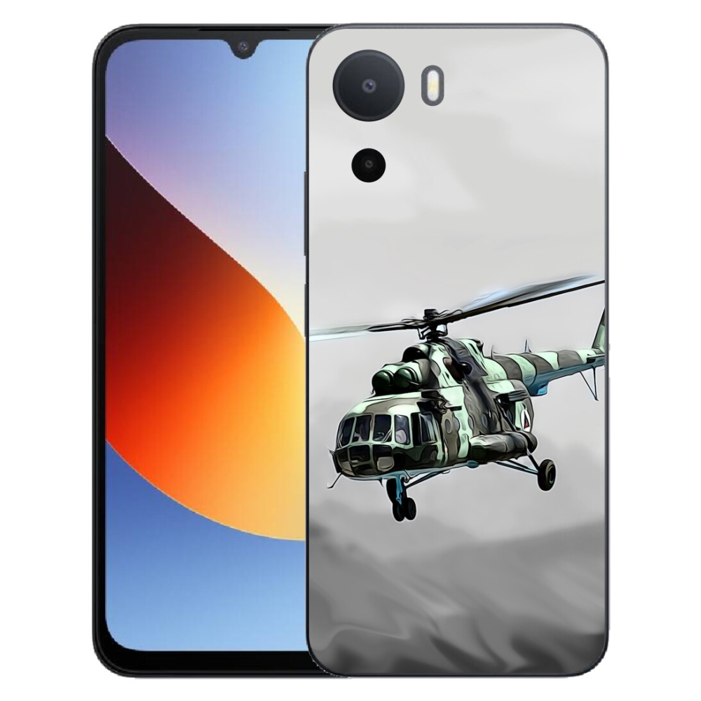 Gélový kryt mmCase na Xiaomi Redmi A7 Pro - vojenský vrtuľník