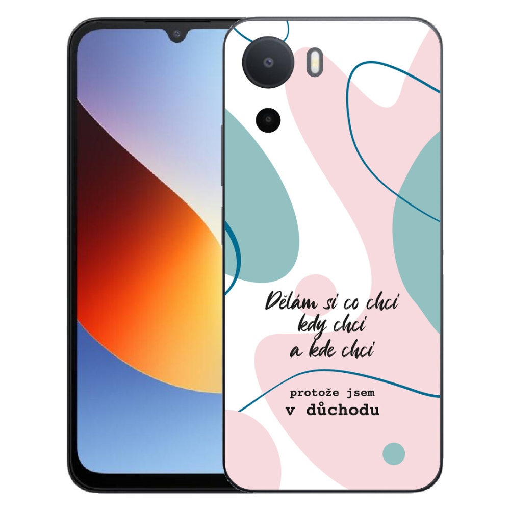Gélový kryt mmCase na Xiaomi Redmi A7 Pro - vtipný text 10 biele pozadie