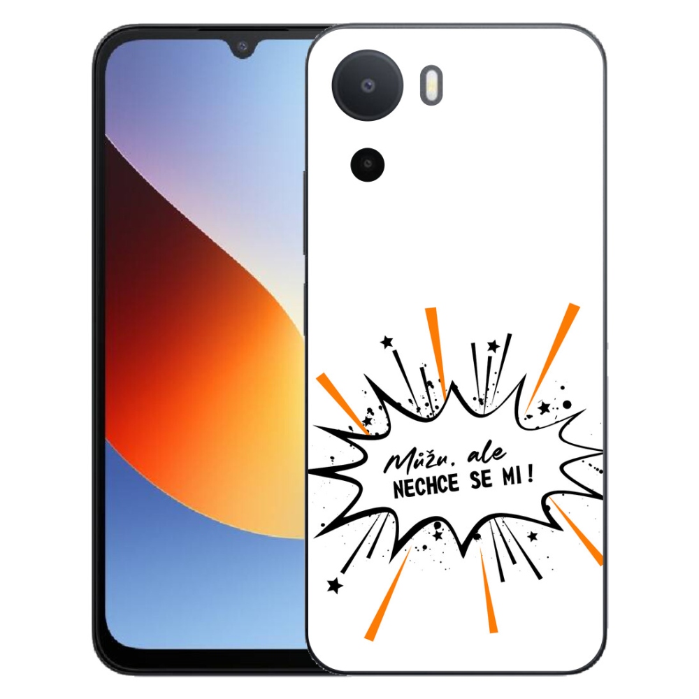Gélový kryt mmCase na Xiaomi Redmi A7 Pro - vtipný text 11 biele pozadie