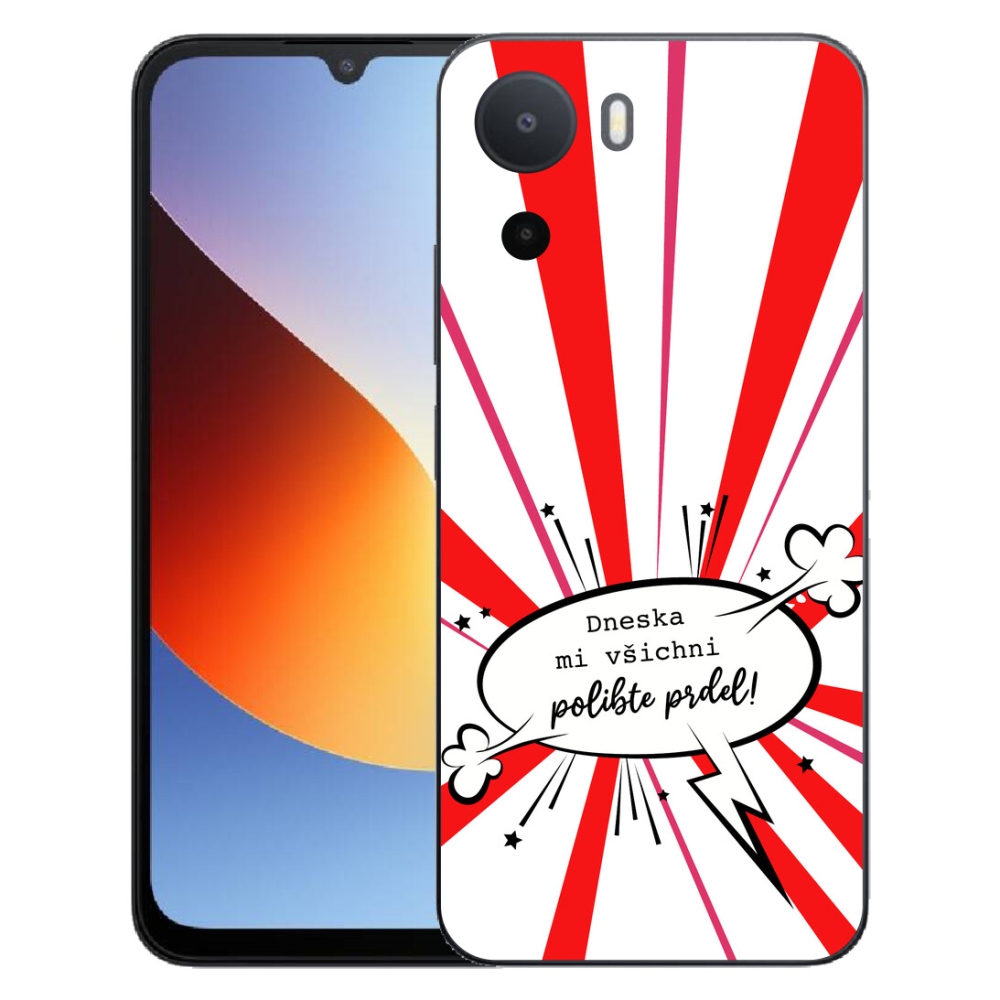 Gélový kryt mmCase na Xiaomi Redmi A7 Pro - vtipný text 15 biele pozadie