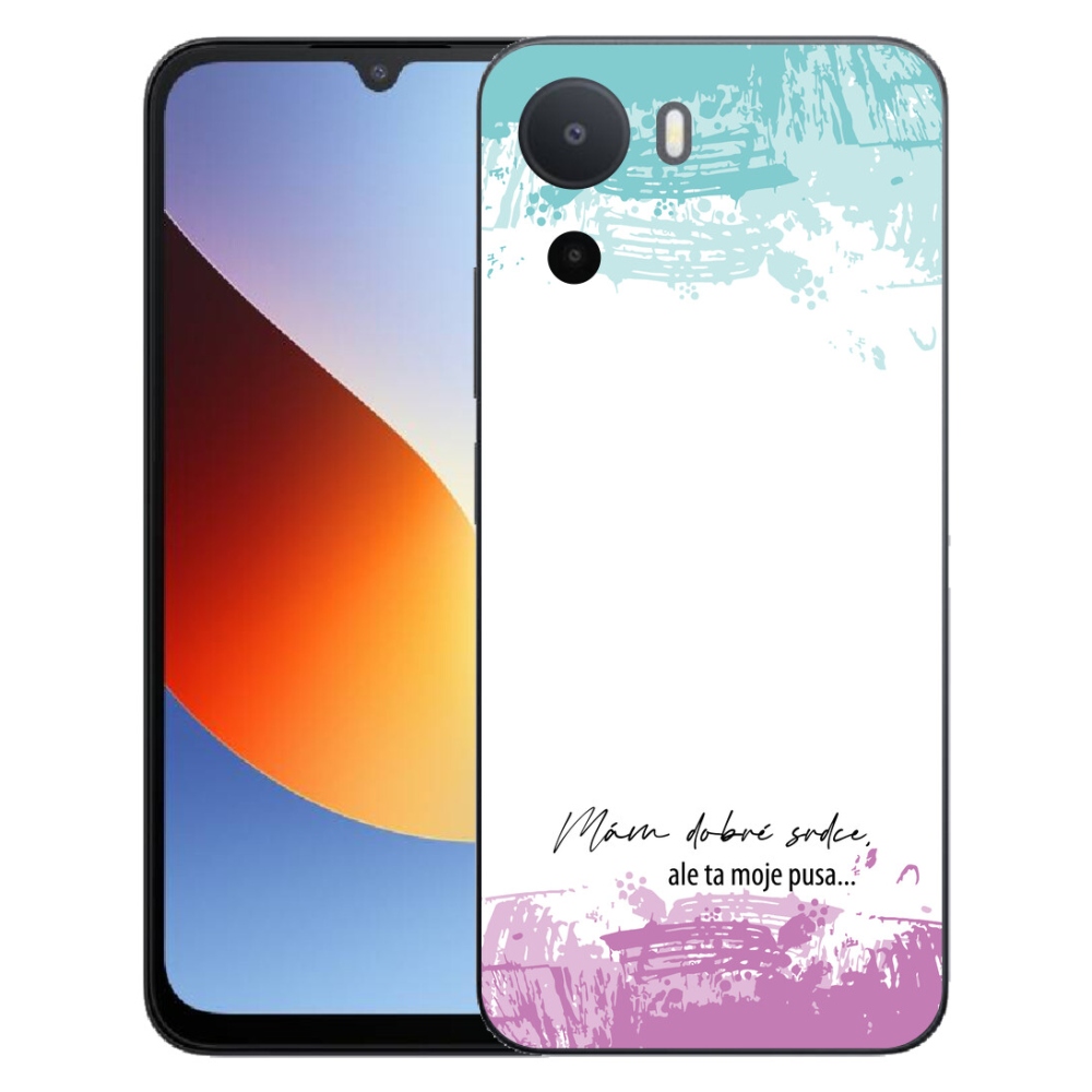 Gélový kryt mmCase na Xiaomi Redmi A7 Pro - vtipný text 3 biele pozadie