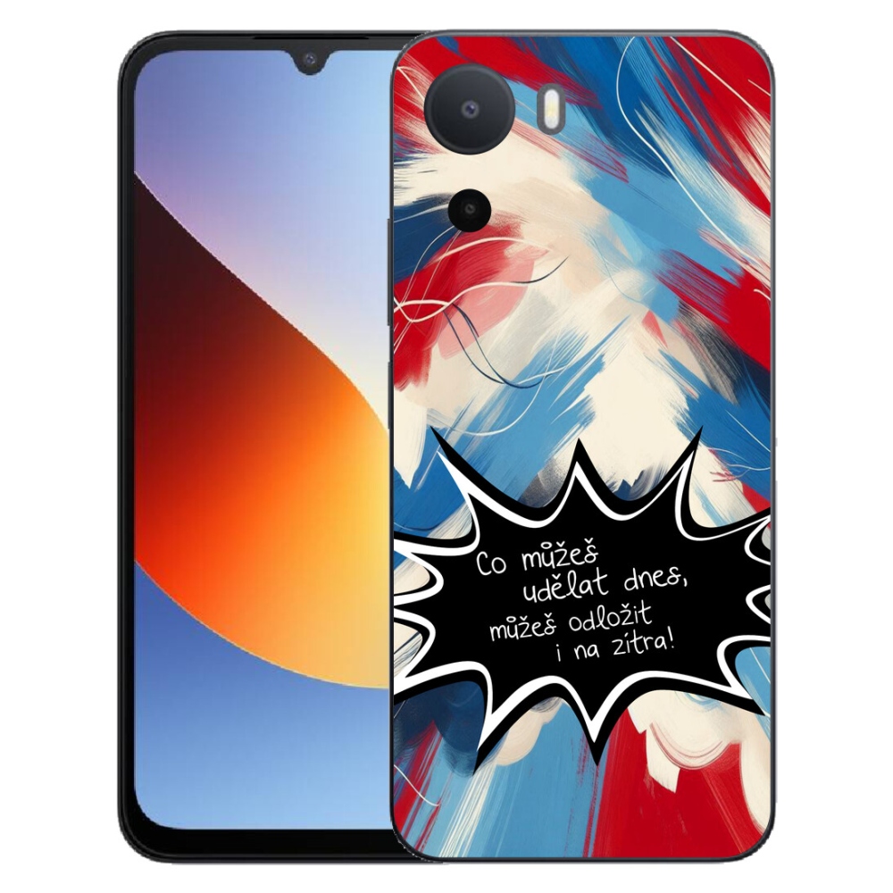 Gélový kryt mmCase na Xiaomi Redmi A7 Pro - vtipný text 9 čierne pozadie
