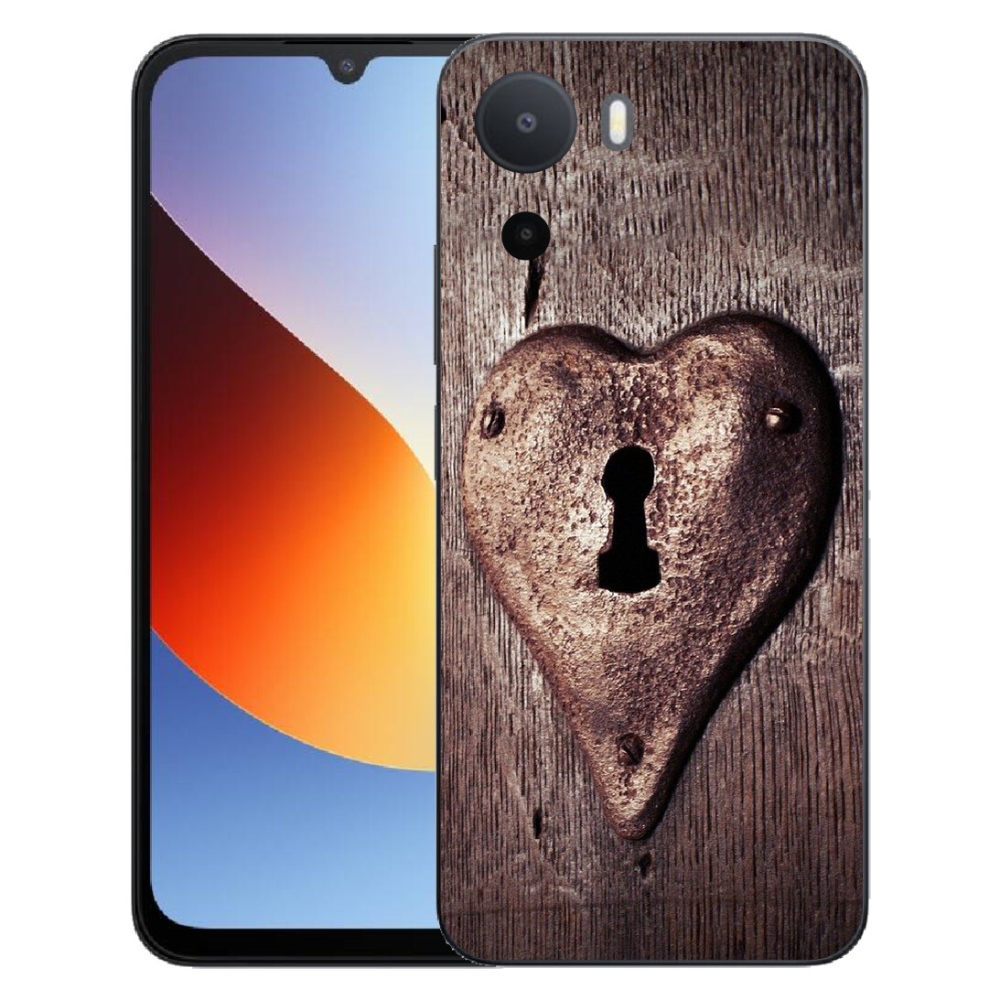 Gélový kryt mmCase na Xiaomi Redmi A7 Pro - zámok v tvare srdca