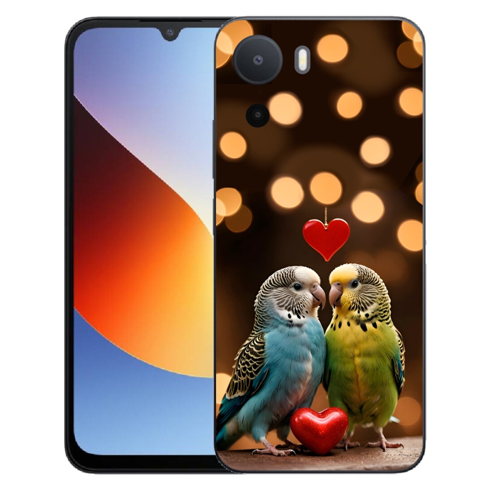 Gélový kryt mmCase na Xiaomi Redmi A7 Pro - zamilovaní papagáje