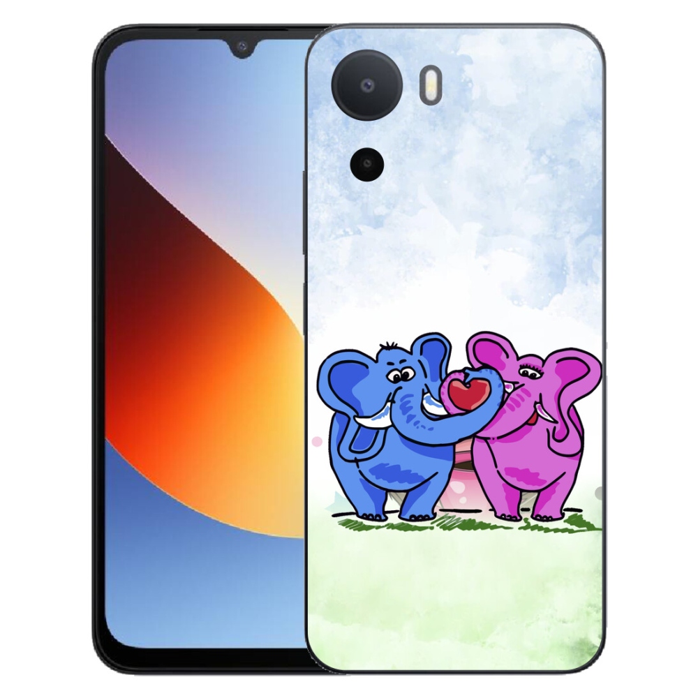 Gélový kryt mmCase na Xiaomi Redmi A7 Pro - zamilovaní slony