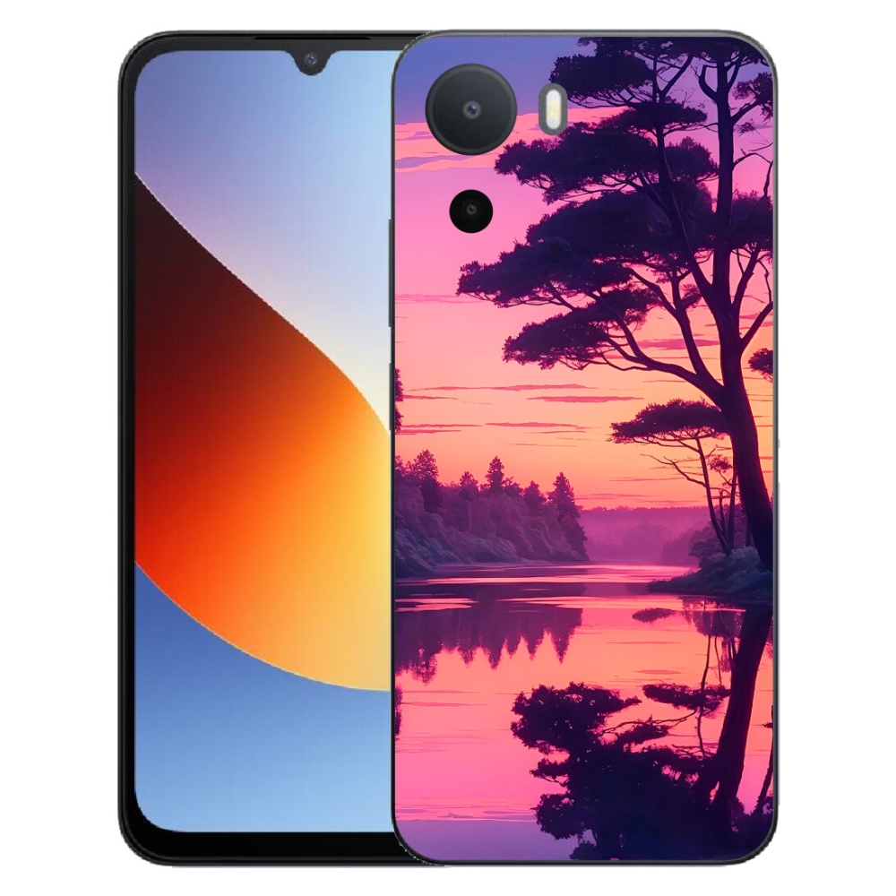 Gélový kryt mmCase na Xiaomi Redmi A7 Pro - západ slnka nad jazerom