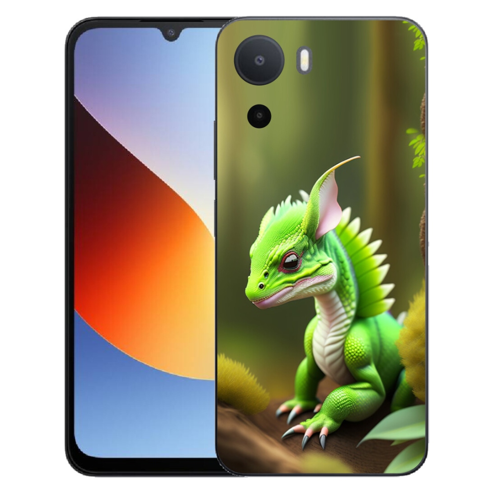 Gélový kryt mmCase na Xiaomi Redmi A7 Pro - zelený dráčik