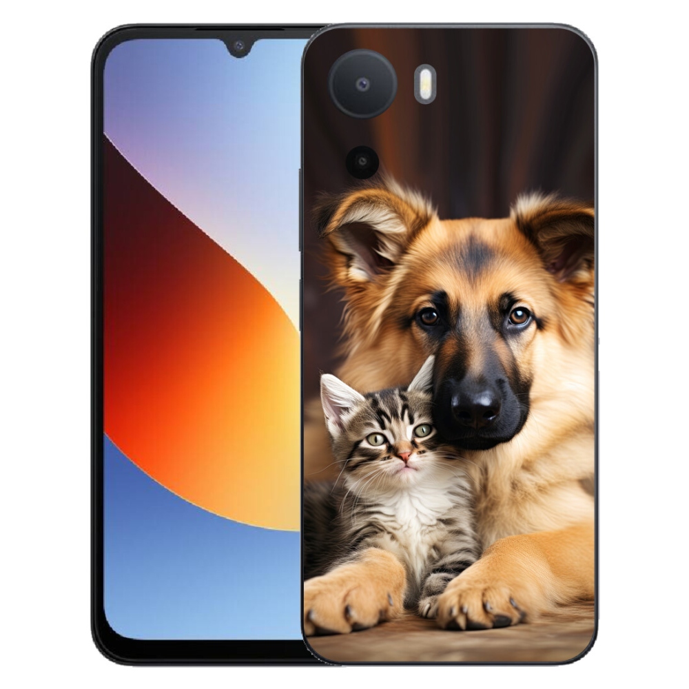 Gélový kryt mmCase na Xiaomi Redmi A7 Pro - zvieracie priateľstvo