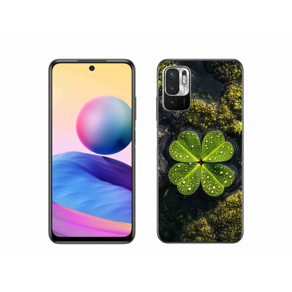 Gélový kryt mmCase na Xiaomi Redmi Note 10 5G - štvorlístok