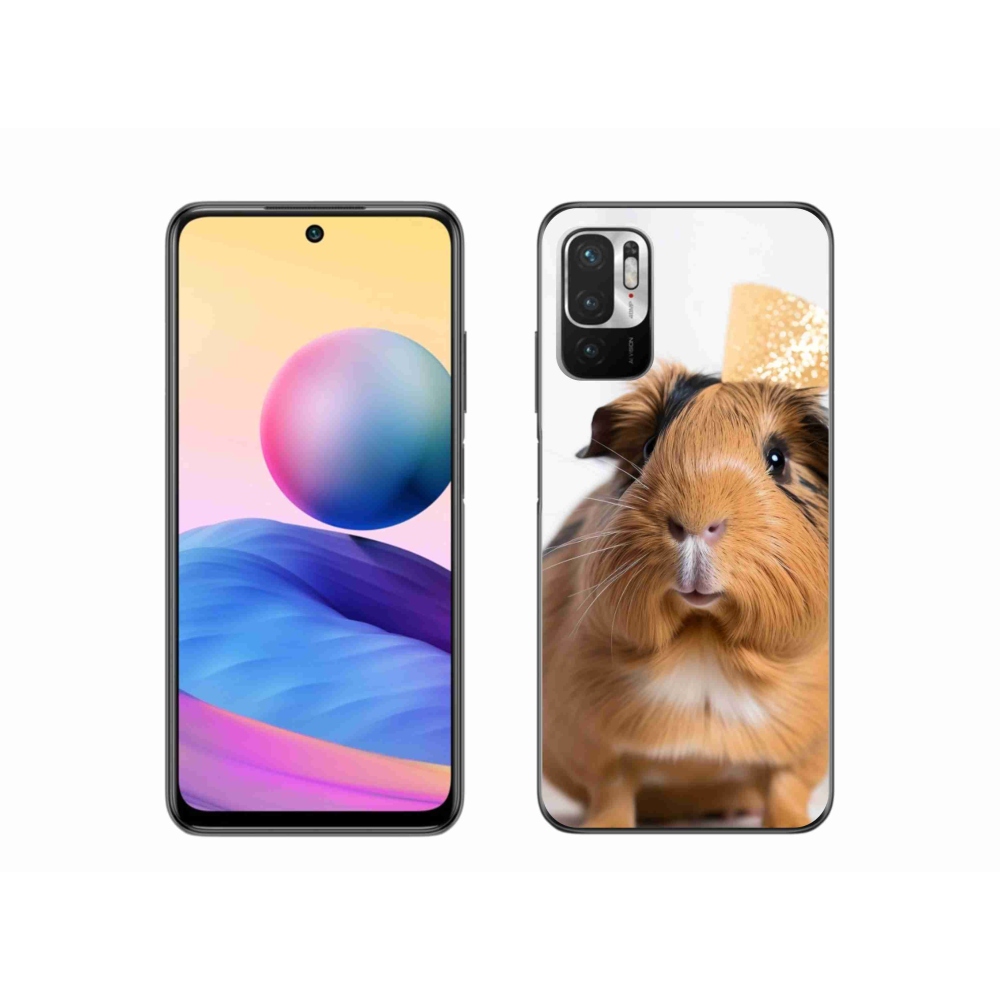 Gélový kryt mmCase na Xiaomi Redmi Note 10 5G - hnedé morča