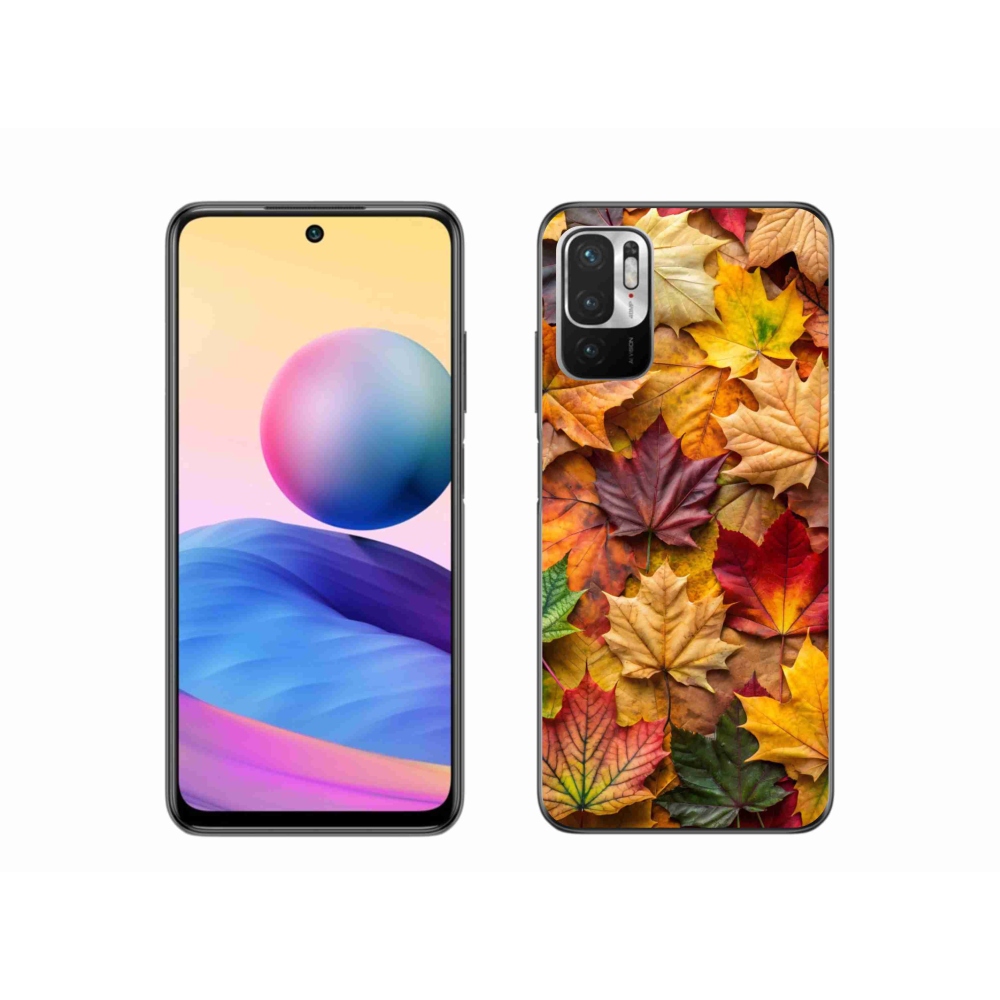 Gélový kryt mmCase na Xiaomi Redmi Note 10 5G - javorové listy 2