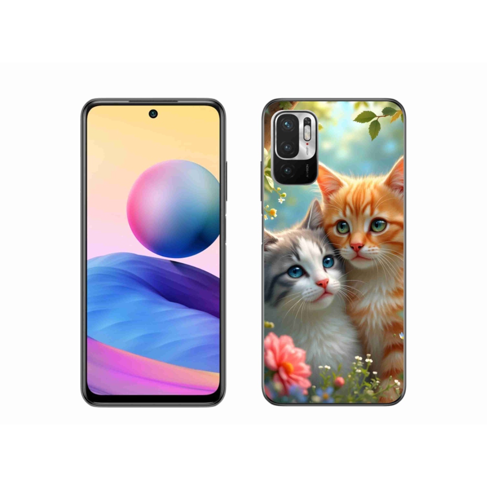 Gélový kryt mmCase na Xiaomi Redmi Note 10 5G - mačacia láska 2