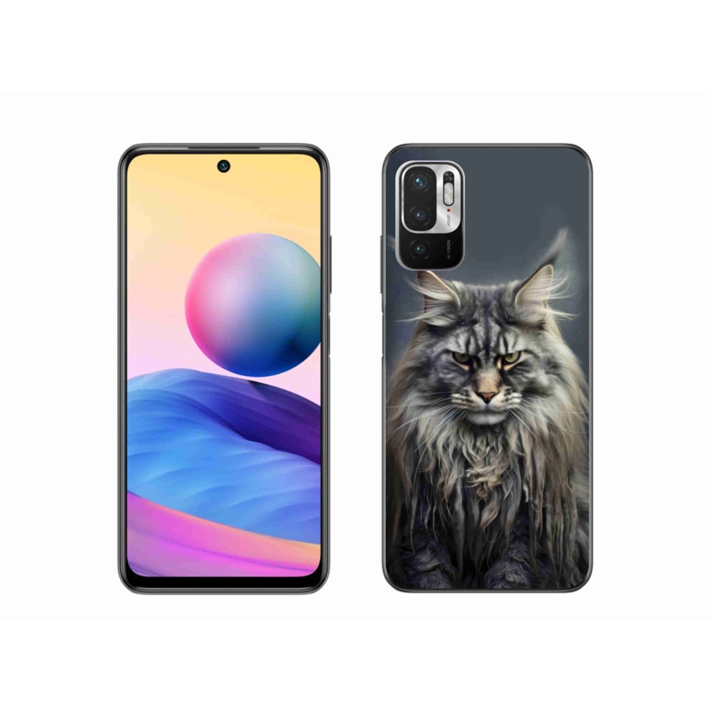 Gélový kryt mmCase na Xiaomi Redmi Note 10 5G - mačacie pohľad 4