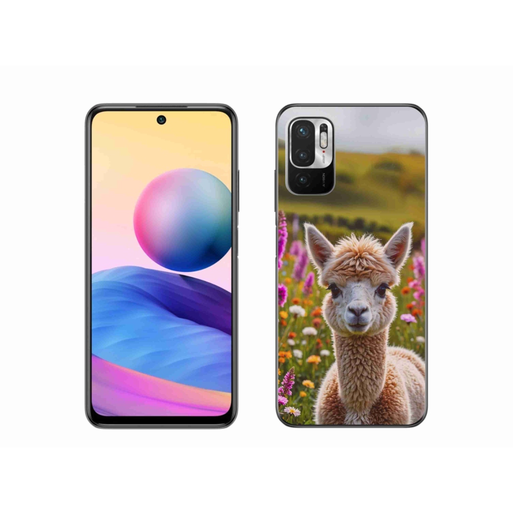 Gélový kryt mmCase na Xiaomi Redmi Note 10 5G - lama na lúke