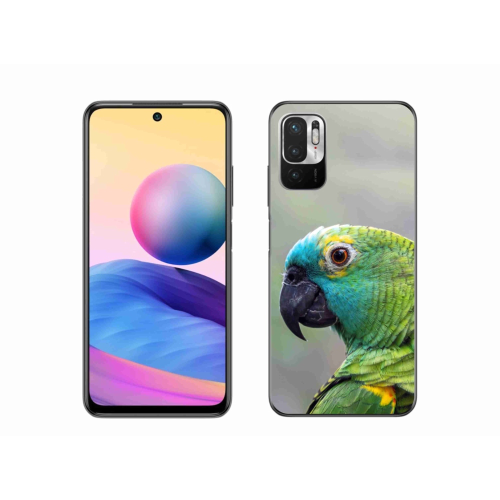 Gélový kryt mmCase na Xiaomi Redmi Note 10 5G - papagáj amazoňan