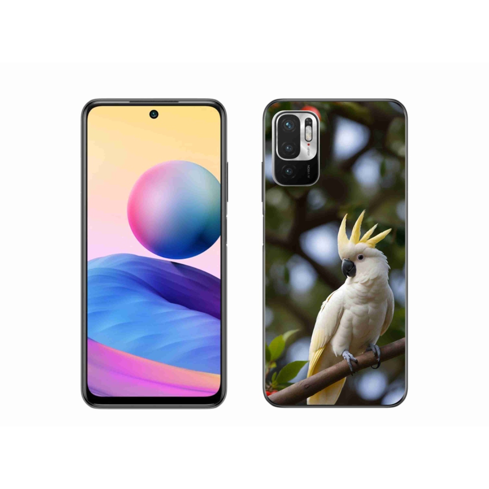 Gélový kryt mmCase na Xiaomi Redmi Note 10 5G - papagáj kakadu 3