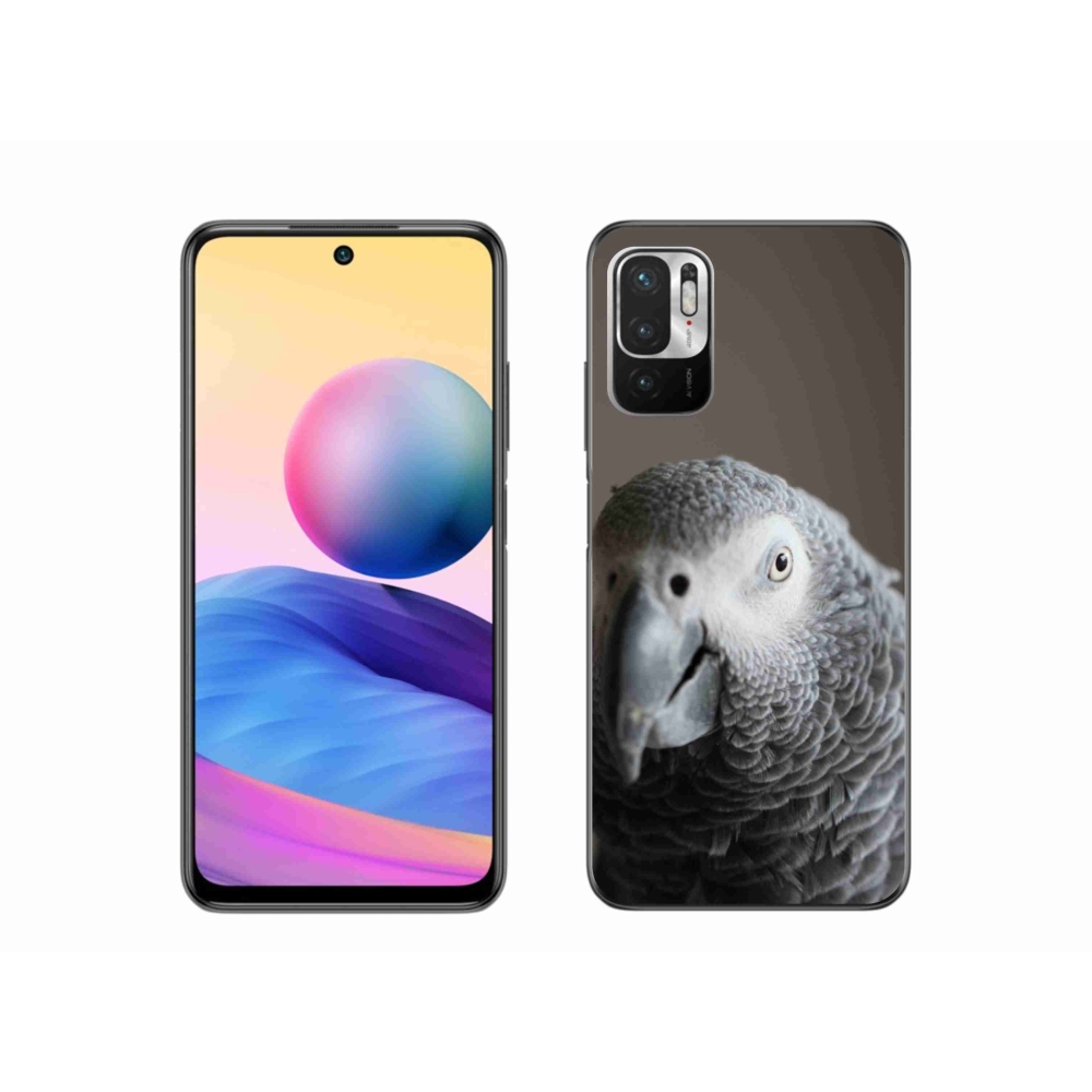 Gélový kryt mmCase na Xiaomi Redmi Note 10 5G - papagáj žako 2