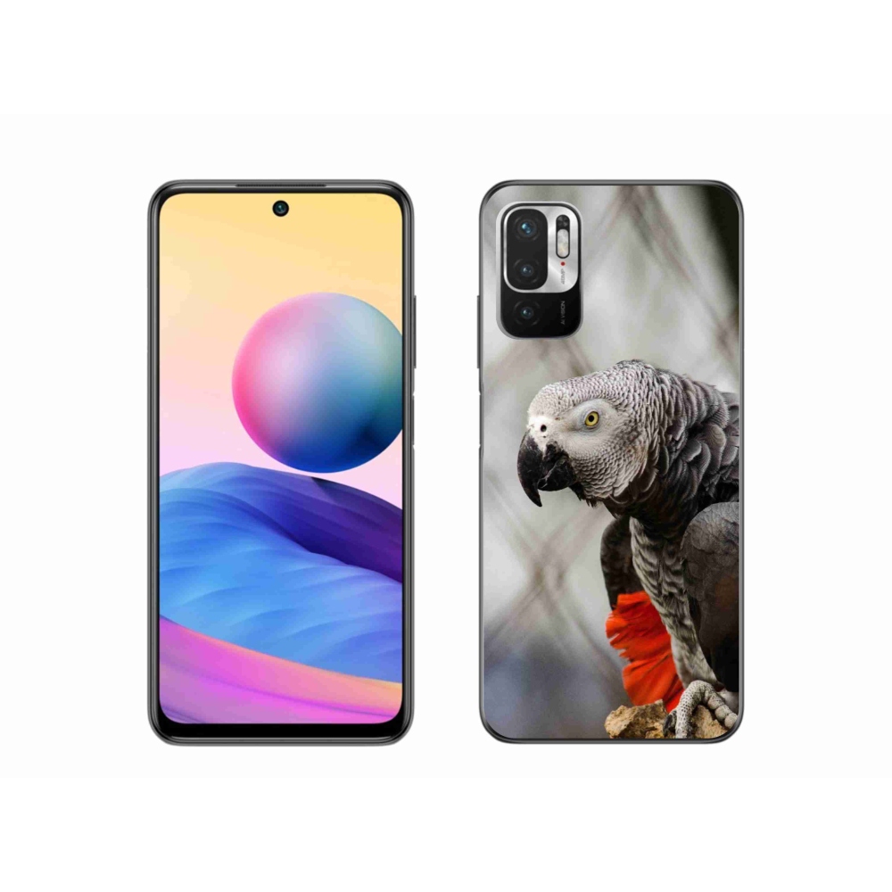 Gélový kryt mmCase na Xiaomi Redmi Note 10 5G - papagáj žako 3