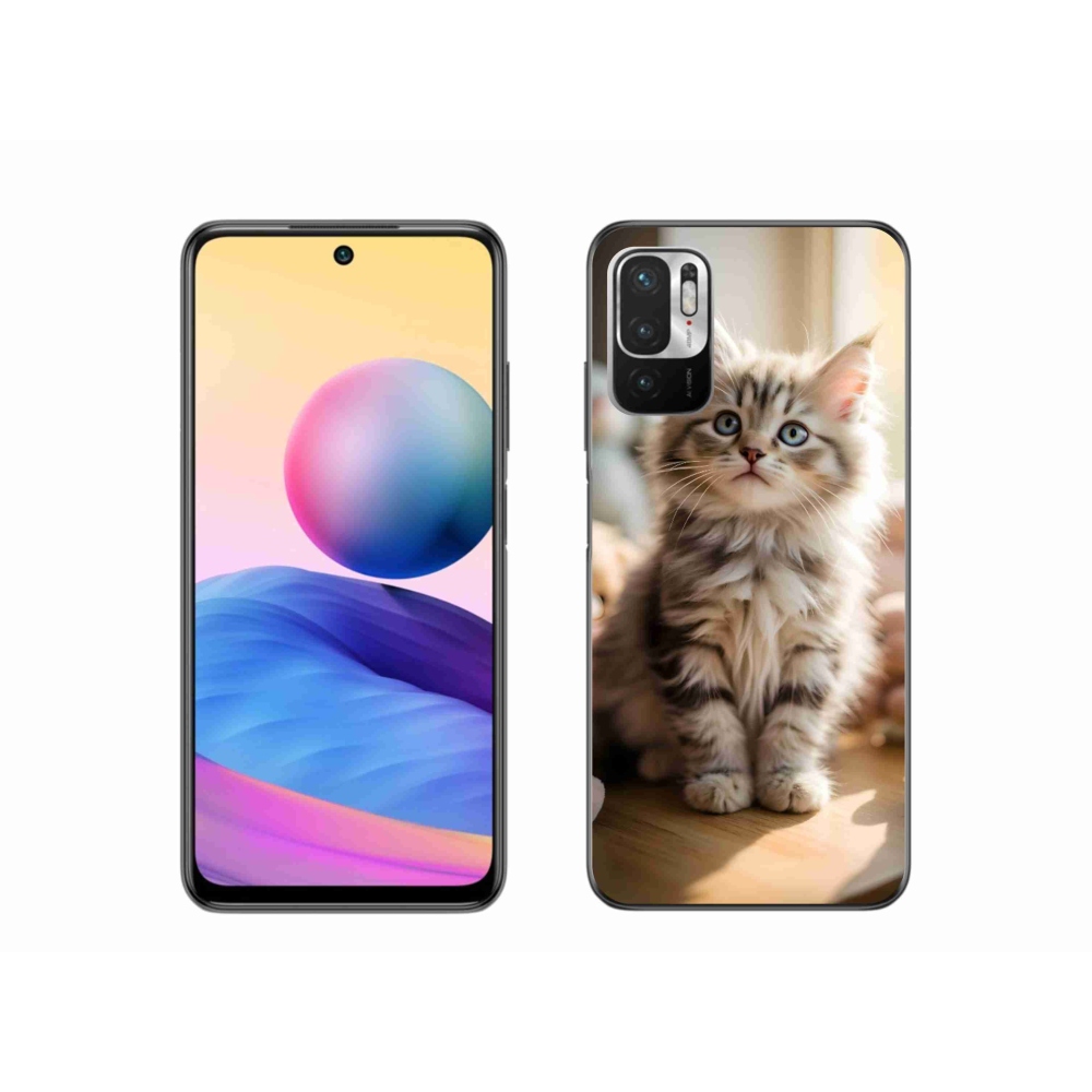 Gélový kryt mmCase na Xiaomi Redmi Note 10 5G - roztomilé mačiatko 10