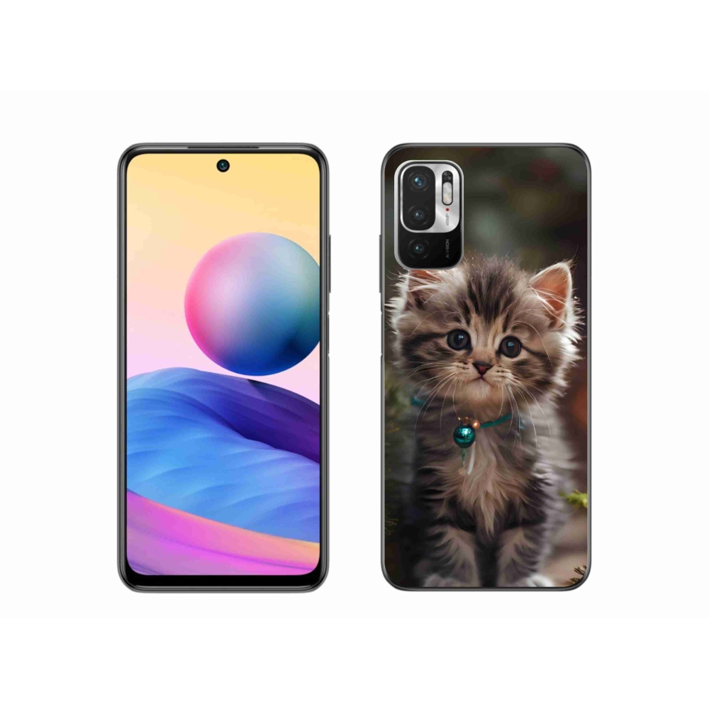Gélový kryt mmCase na Xiaomi Redmi Note 10 5G - roztomilé mačiatko 11