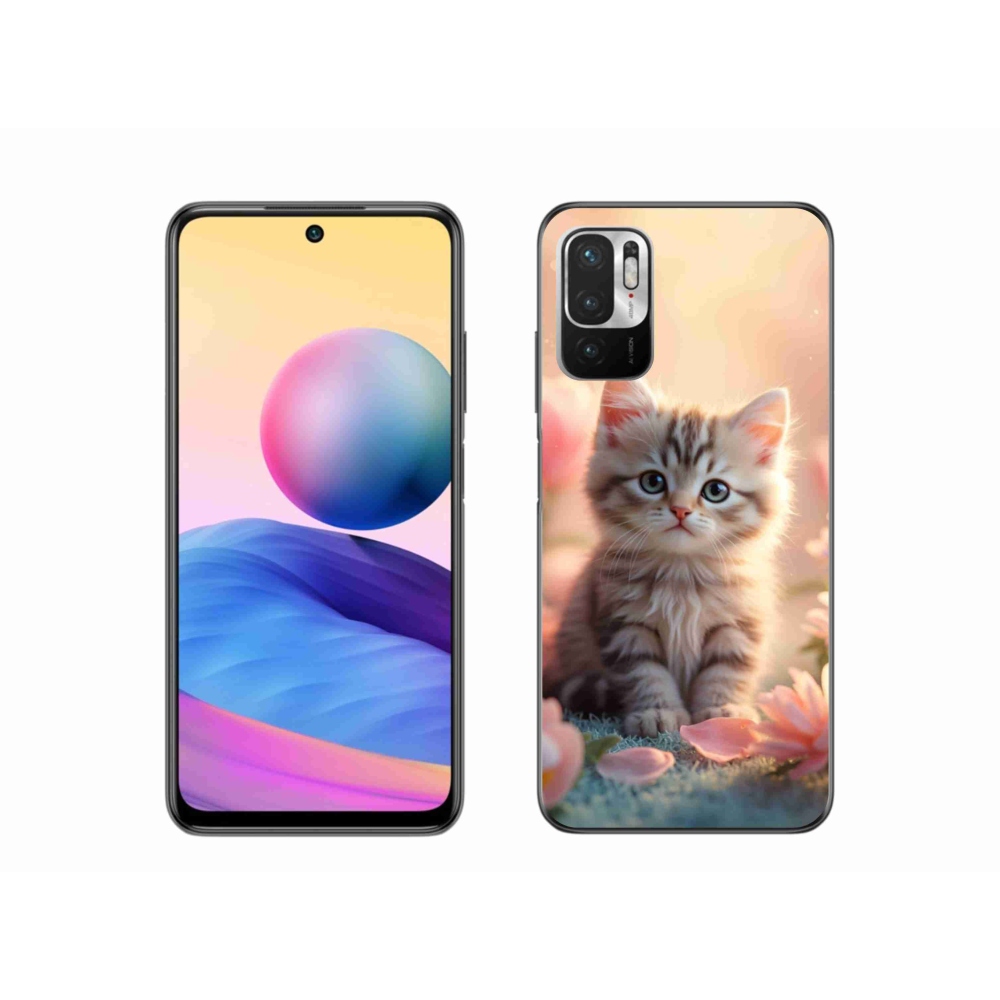 Gélový kryt mmCase na Xiaomi Redmi Note 10 5G - roztomilé mačiatko 8