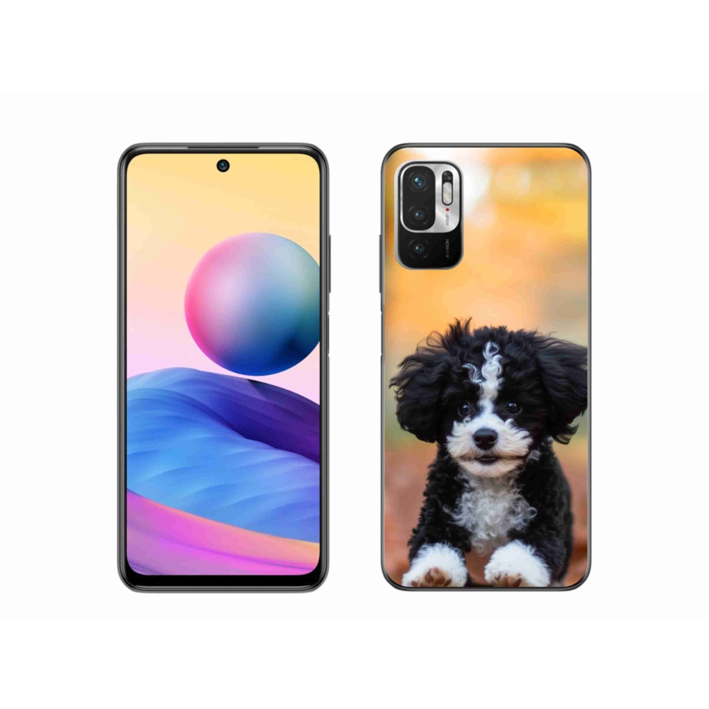 Gélový kryt mmCase na Xiaomi Redmi Note 10 5G - roztomilé šteňa 2