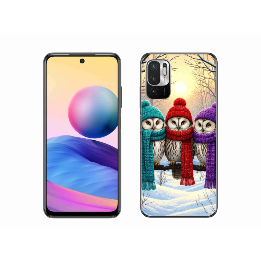 Gélový kryt mmCase na Xiaomi Redmi Note 10 5G - soví priatelia