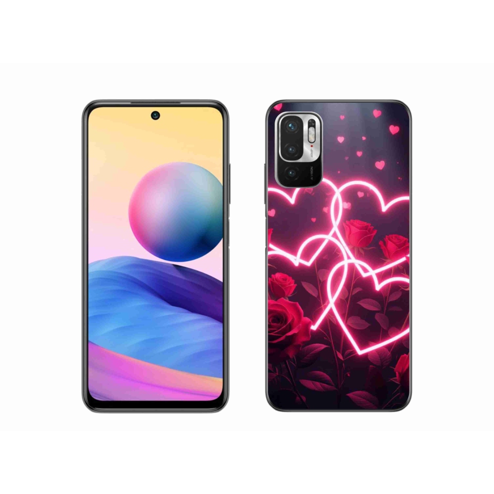 Gélový kryt mmCase na Xiaomi Redmi Note 10 5G - srdce lásky