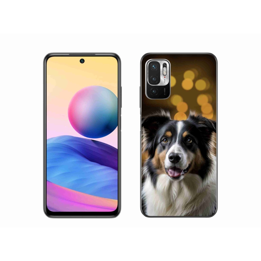 Gélový kryt mmCase na Xiaomi Redmi Note 10 5G - usmievavý austrálsky ovčiak