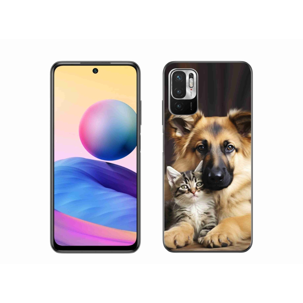 Gélový kryt mmCase na Xiaomi Redmi Note 10 5G - zvieracie priateľstvo
