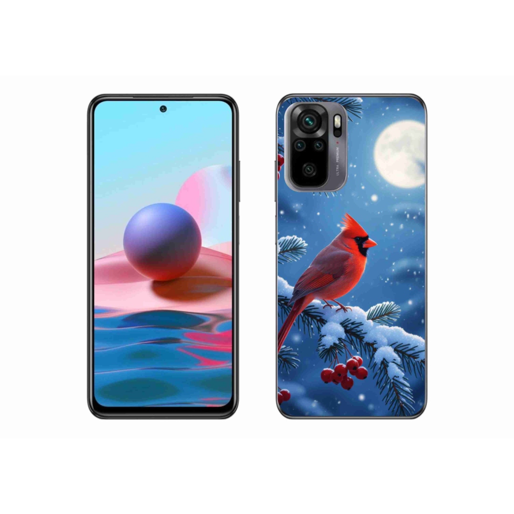 Gélový kryt mmCase na Xiaomi Redmi Note 10 - kardinál červený