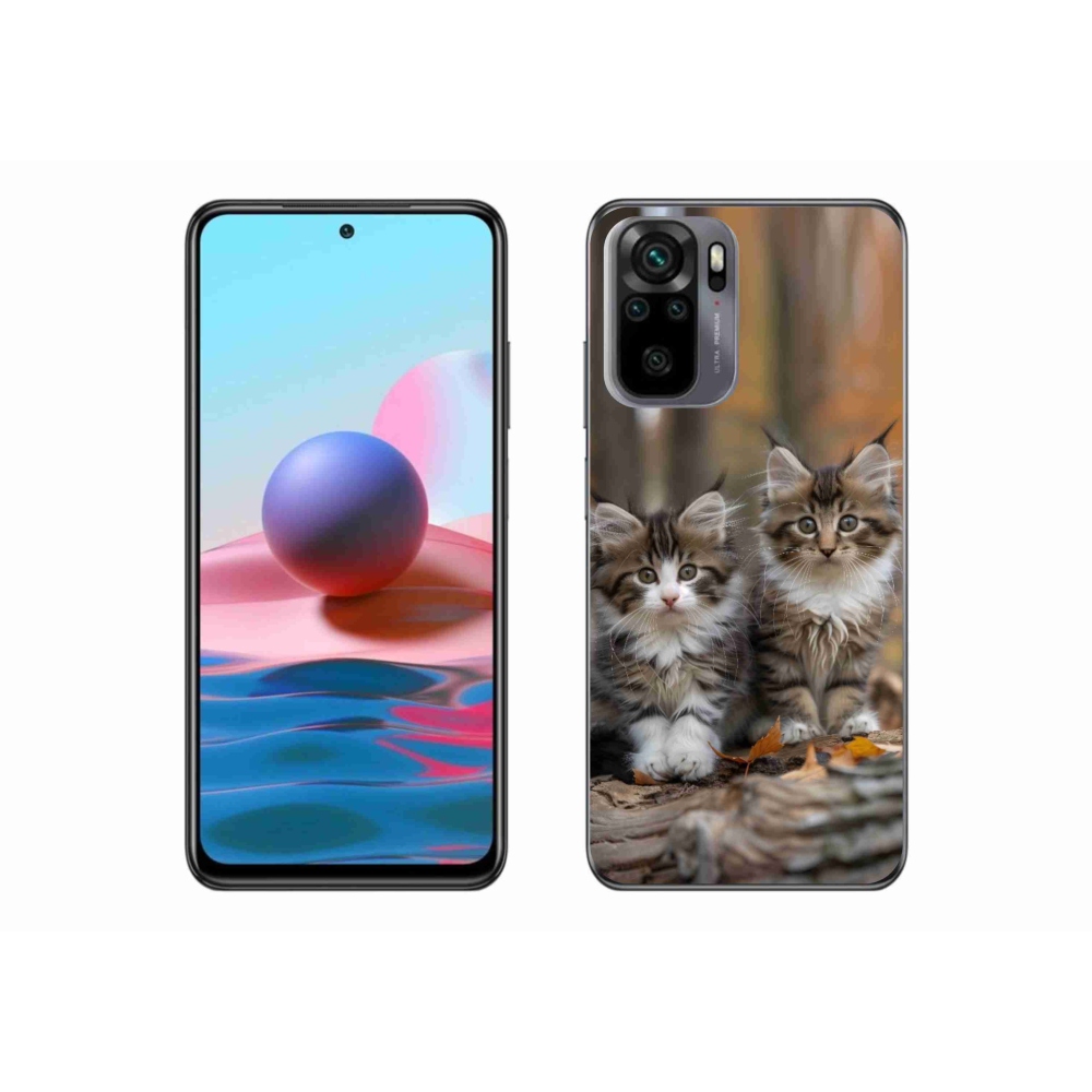 Gélový kryt mmCase na Xiaomi Redmi Note 10 - mačacie duo 3