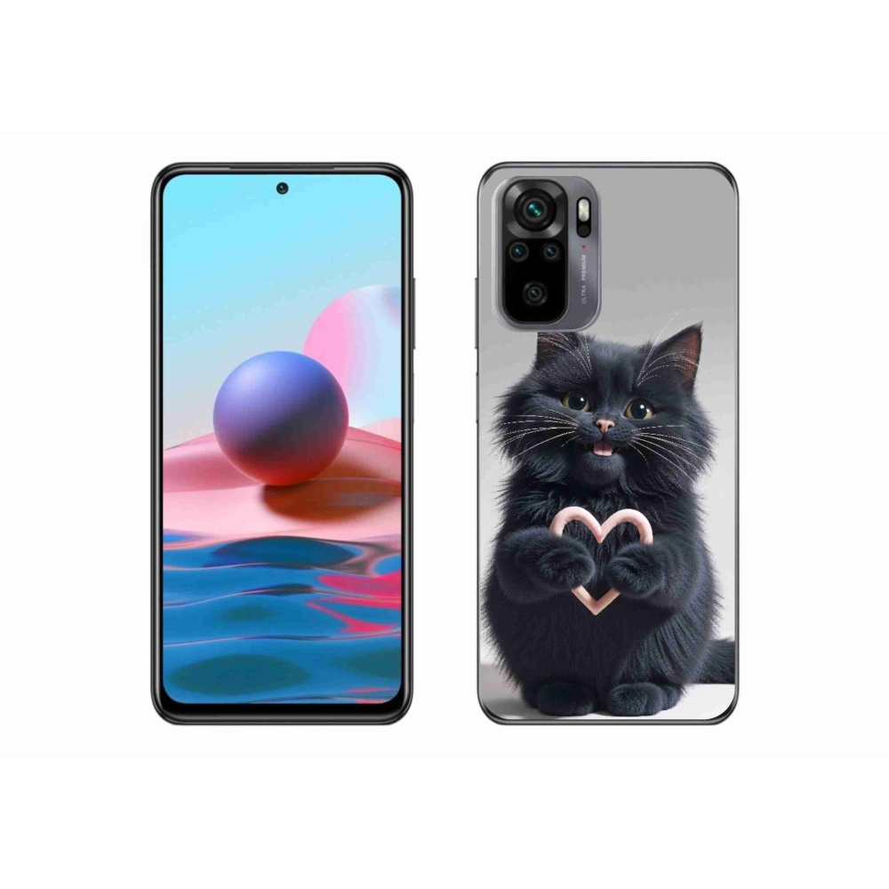 Gélový kryt mmCase na Xiaomi Redmi Note 10 - mačacia láska 3