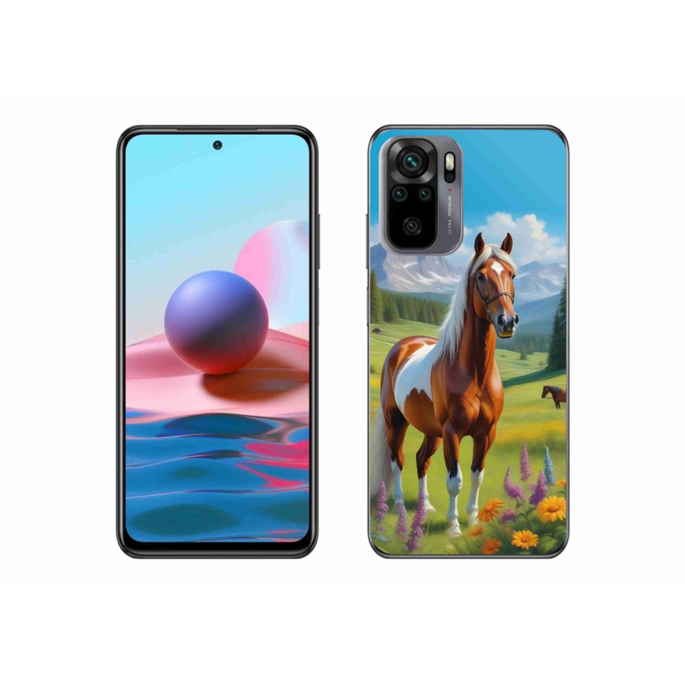 Gélový kryt mmCase na Xiaomi Redmi Note 10 - kôň na lúke
