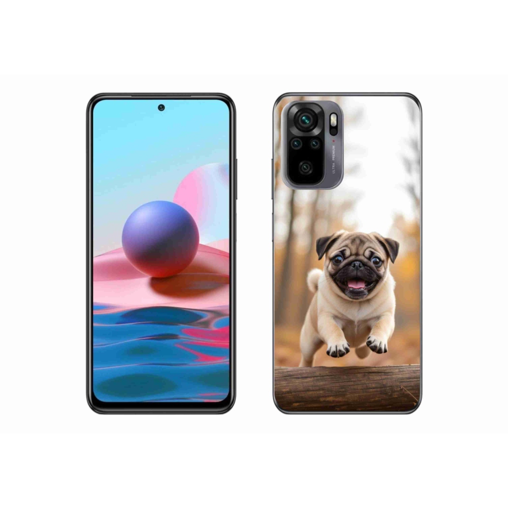 Gélový kryt mmCase na Xiaomi Redmi Note 10 - mops 2