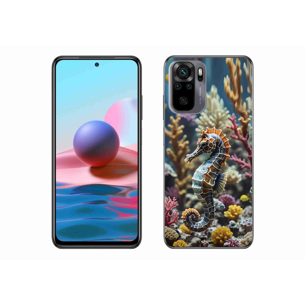 Gélový kryt mmCase na Xiaomi Redmi Note 10 - morský koník 2