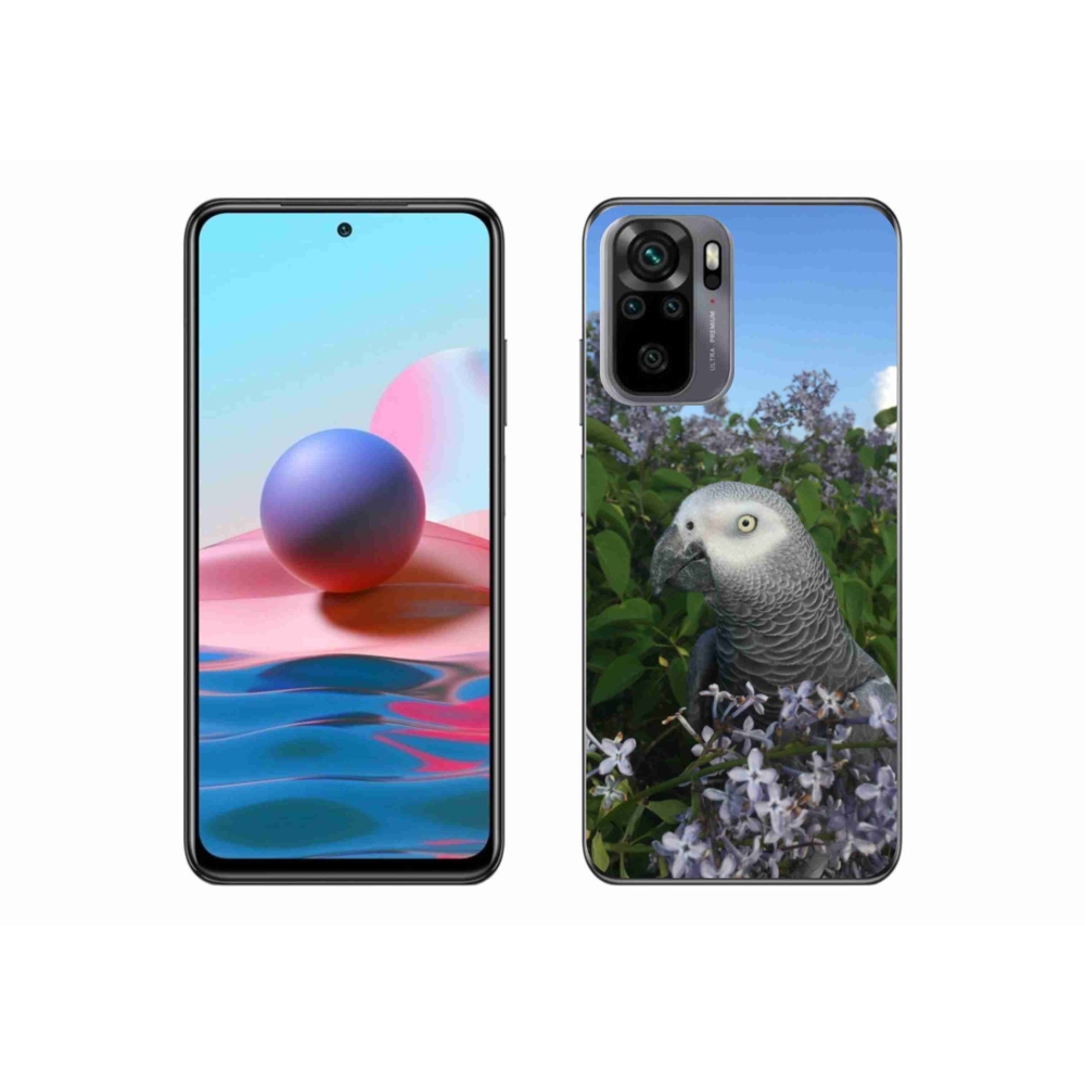 Gélový kryt mmCase na Xiaomi Redmi Note 10 - papagáj žako