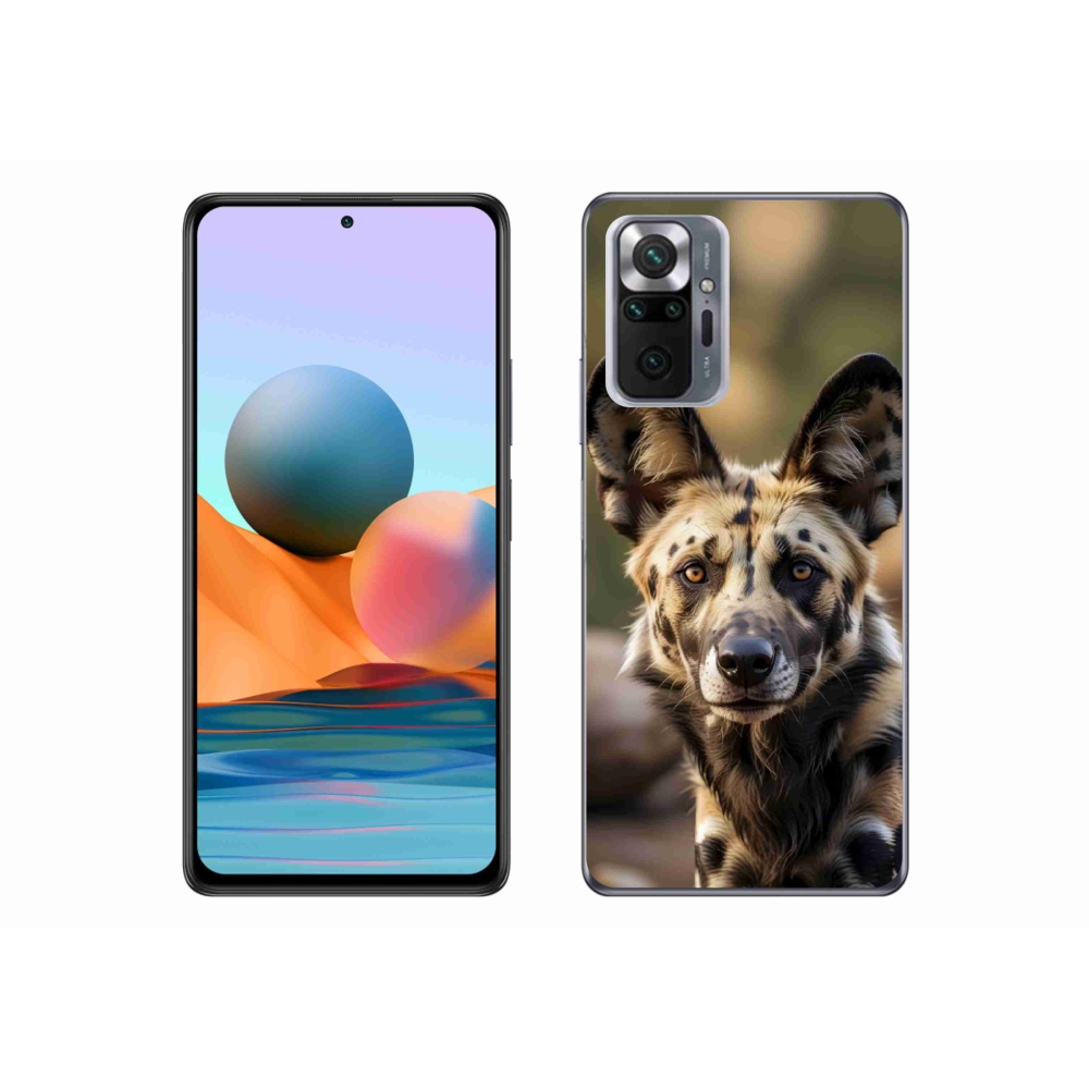 Gélový kryt mmCase na Xiaomi Redmi Note 10 Pro - africký divoký pes