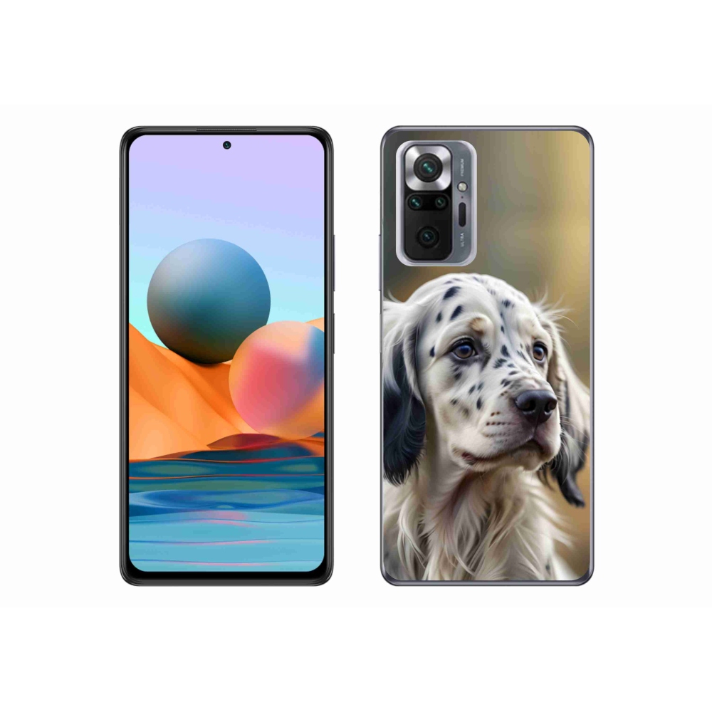 Gélový kryt mmCase na Xiaomi Redmi Note 10 Pro - anglický seter