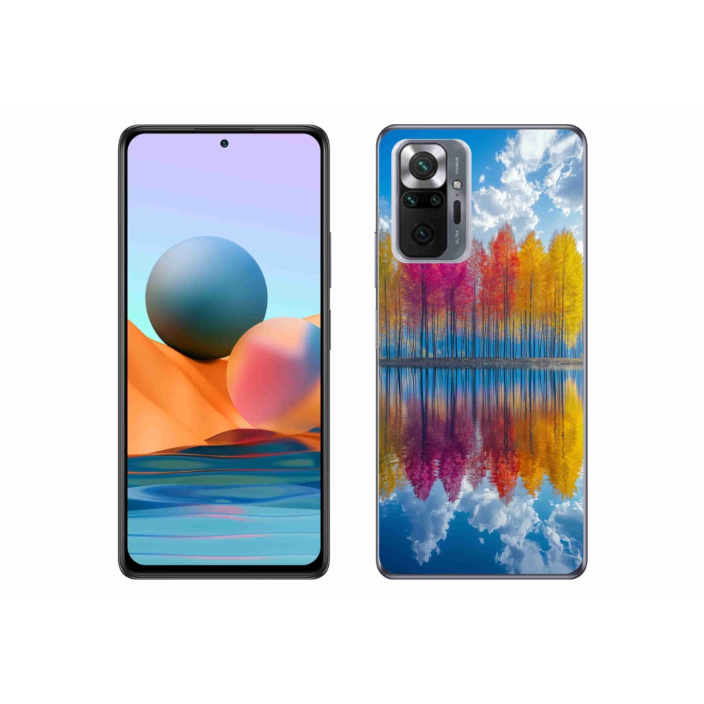 Gélový kryt mmCase na Xiaomi Redmi Note 10 Pro - farebné stromy
