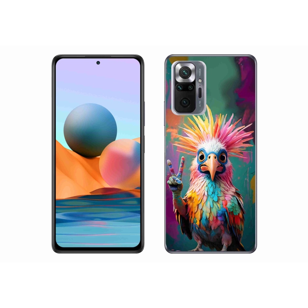 Gélový kryt mmCase na Xiaomi Redmi Note 10 Pro - farebný rebel