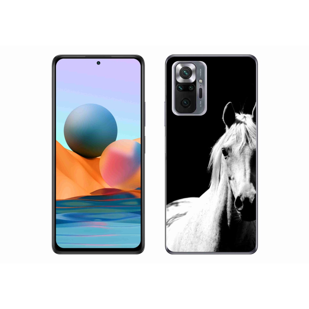Gélový kryt mmCase na Xiaomi Redmi Note 10 Pro - biely kôň 5