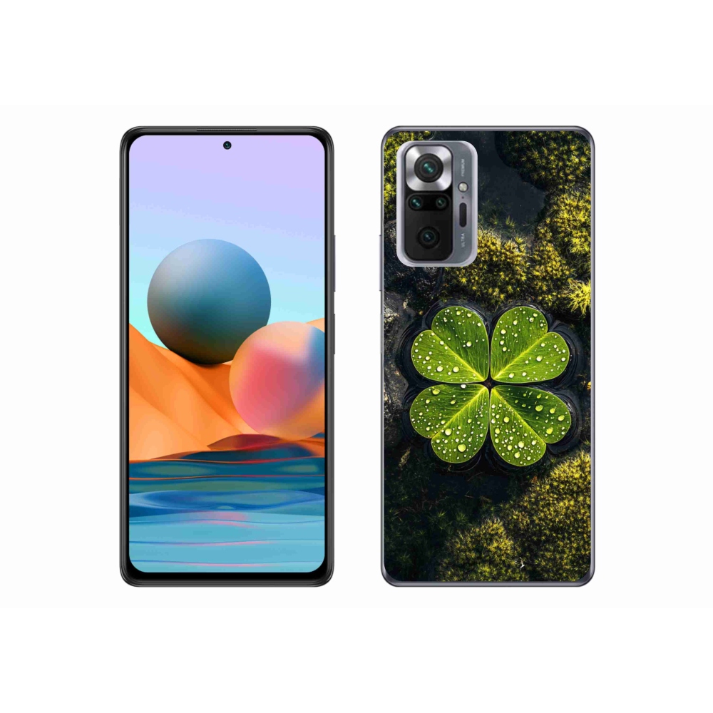 Gélový kryt mmCase na Xiaomi Redmi Note 10 Pro - štvorlístok