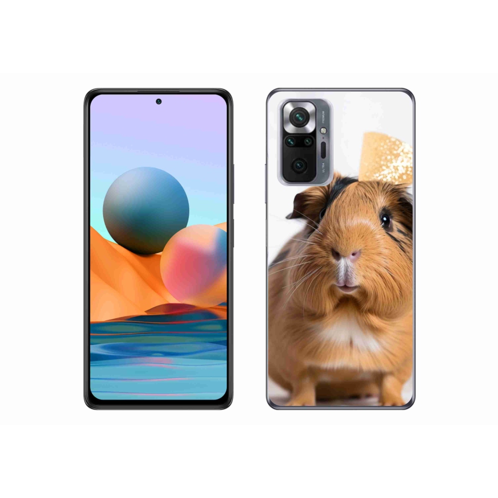 Gélový kryt mmCase na Xiaomi Redmi Note 10 Pro - hnedé morča