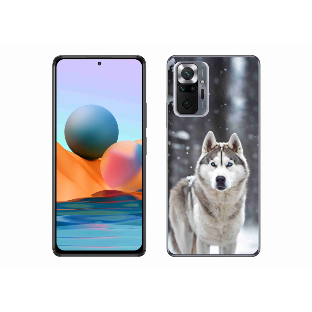 Gélový kryt mmCase na Xiaomi Redmi Note 10 Pro - husky 2
