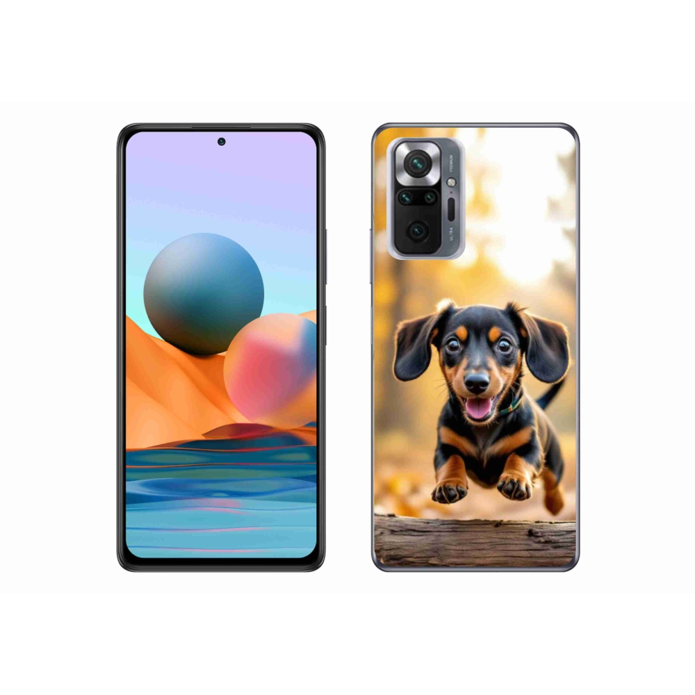 Gélový kryt mmCase na Xiaomi Redmi Note 10 Pro - jazvečík 2