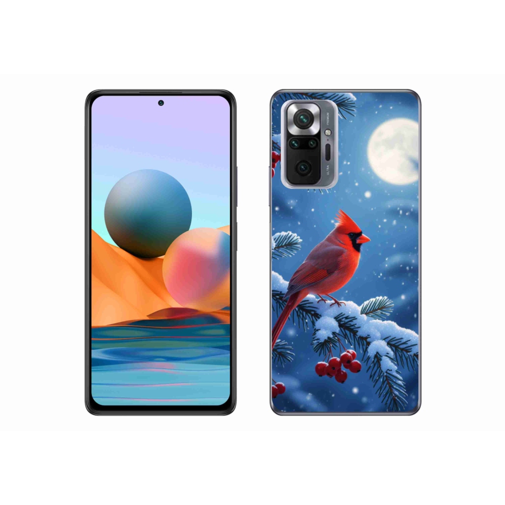 Gélový kryt mmCase na Xiaomi Redmi Note 10 Pro - kardinál červený