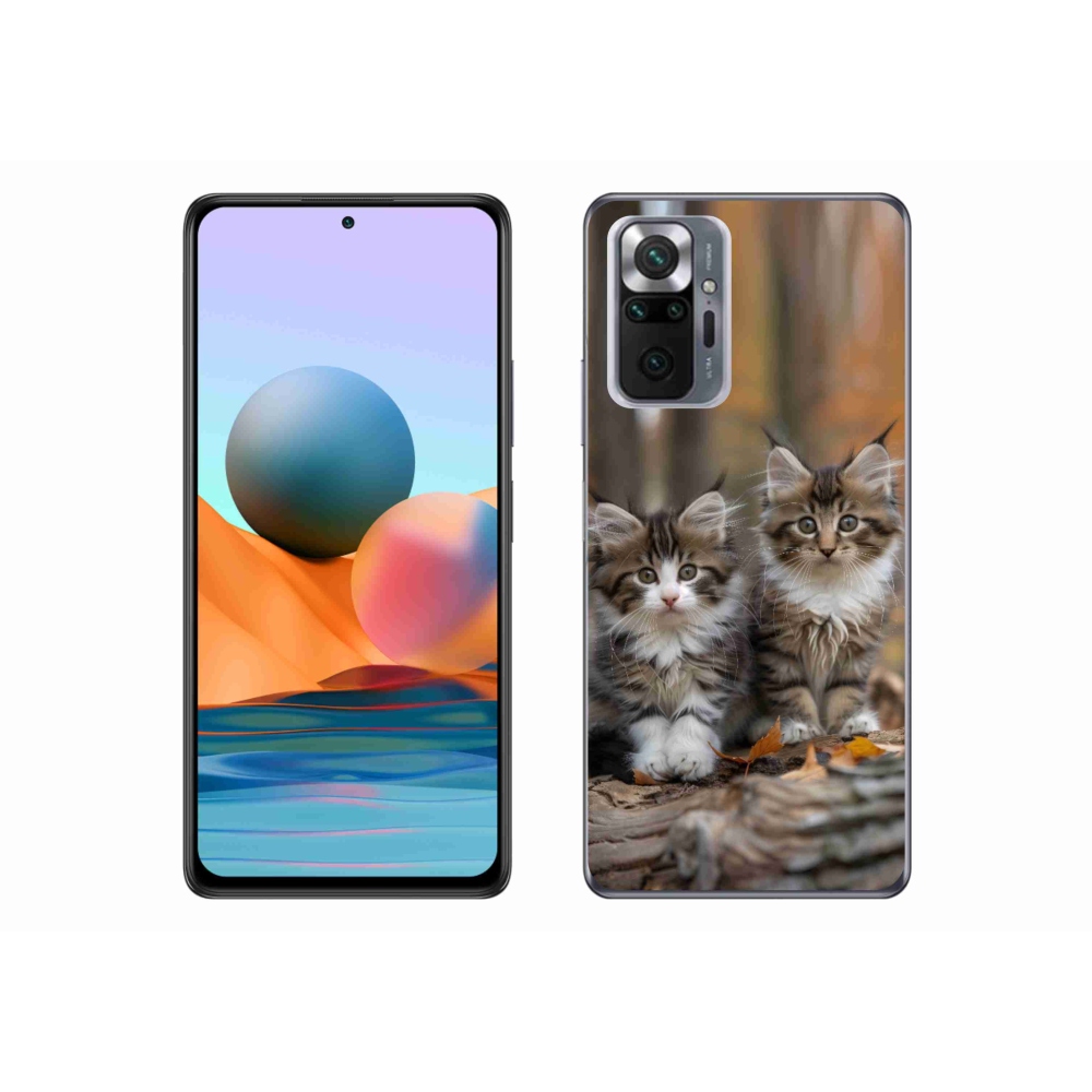 Gélový kryt mmCase na Xiaomi Redmi Note 10 Pro - mačacie duo 3