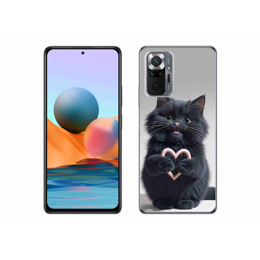 Gélový kryt mmCase na Xiaomi Redmi Note 10 Pro - mačacia láska 3